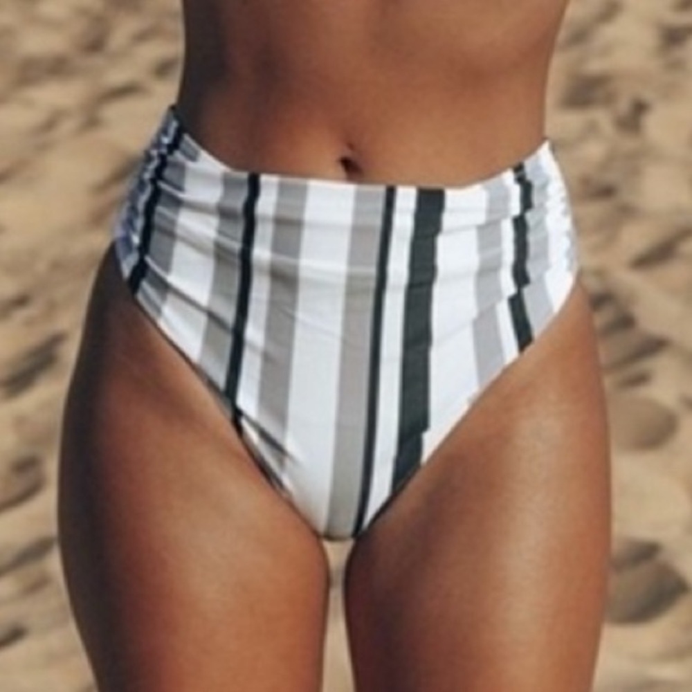 Cupshe Stripe Bikini Bottom